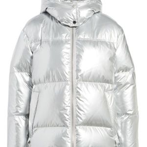 Kendall + Kylie Metallic Puffer jacket